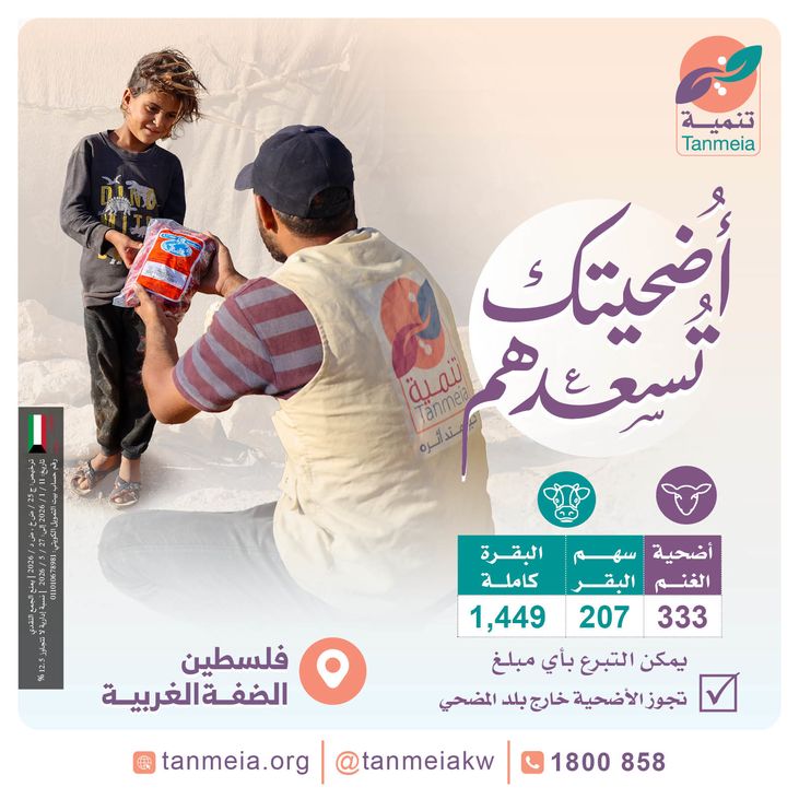 أضاحي فلسطين - غزة - الضفة الغربية